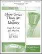 How Great Thou Art with Majesty Handbell sheet music cover